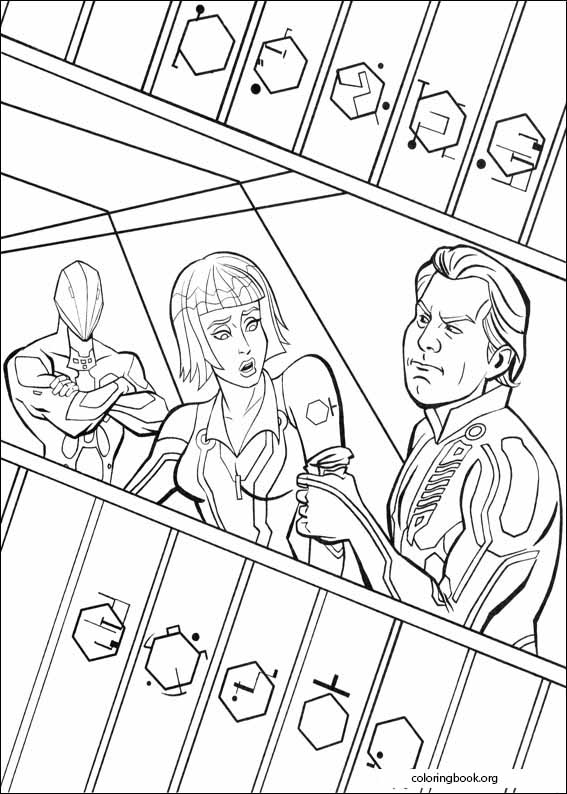 Tron coloring page (013)