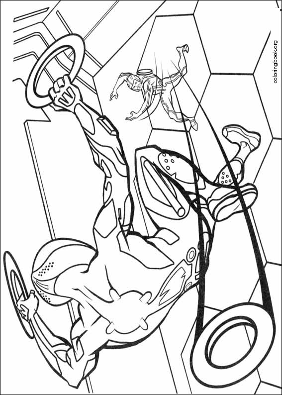Tron coloring page (016)