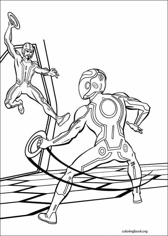 Tron coloring page (019)