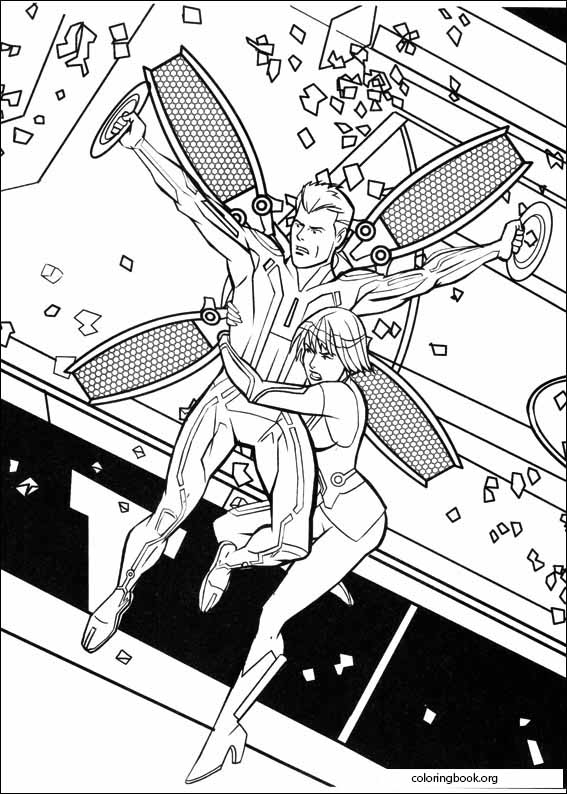 Tron coloring page (020)