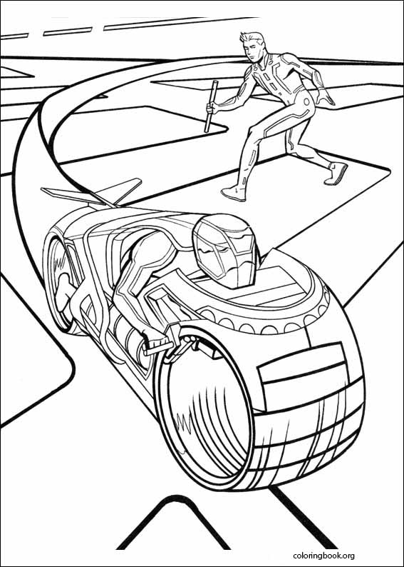Tron coloring page (022)