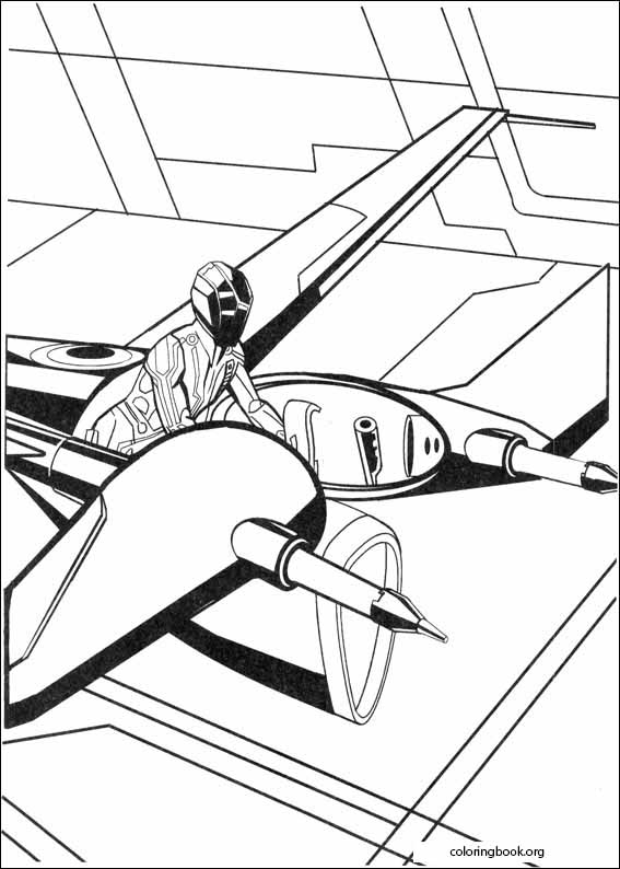 Tron coloring page (026)