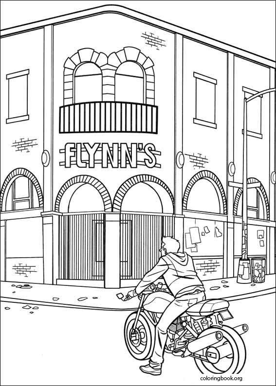 Tron coloring page (027)