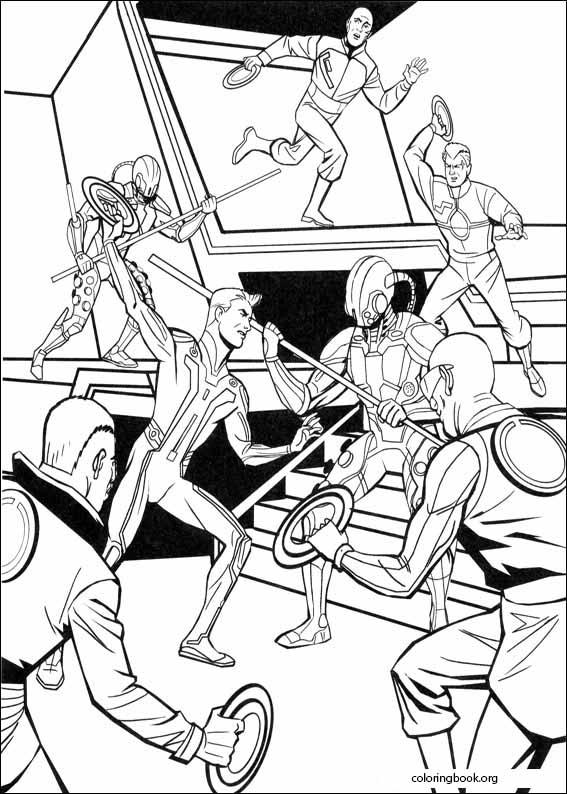 Tron coloring page (029)