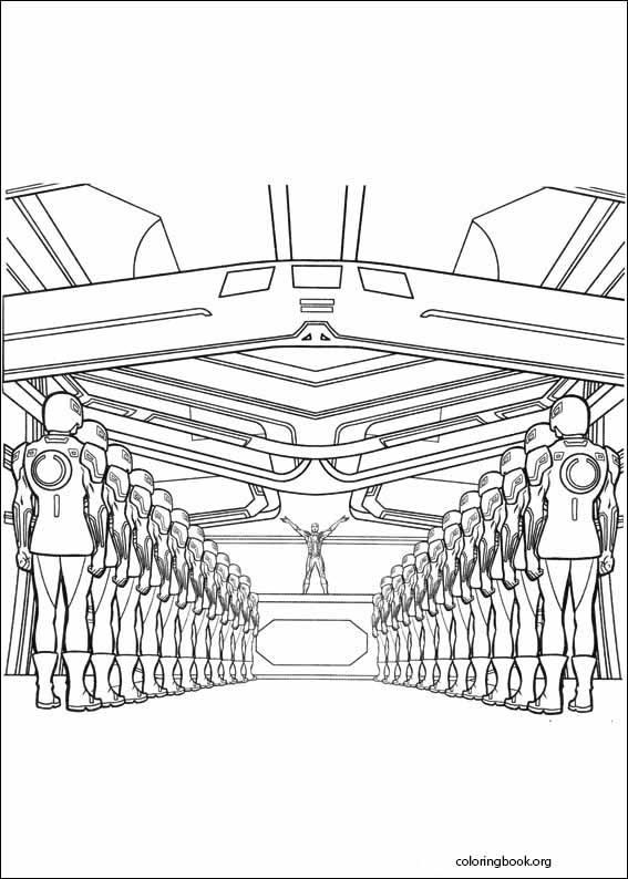 Tron coloring page (032)