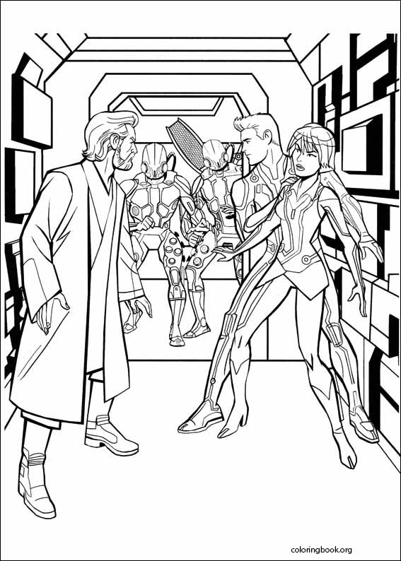 Tron coloring page (035)