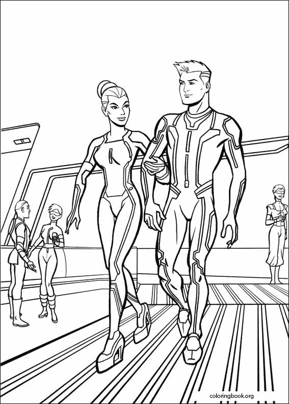 Tron coloring page (036)