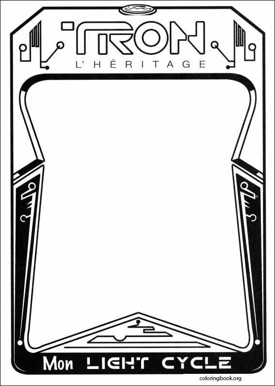 Tron coloring page (037)