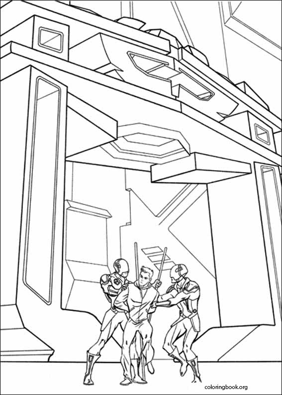 Tron coloring page (039)