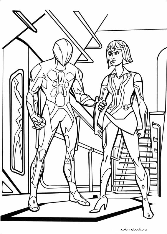 Tron coloring page (042)