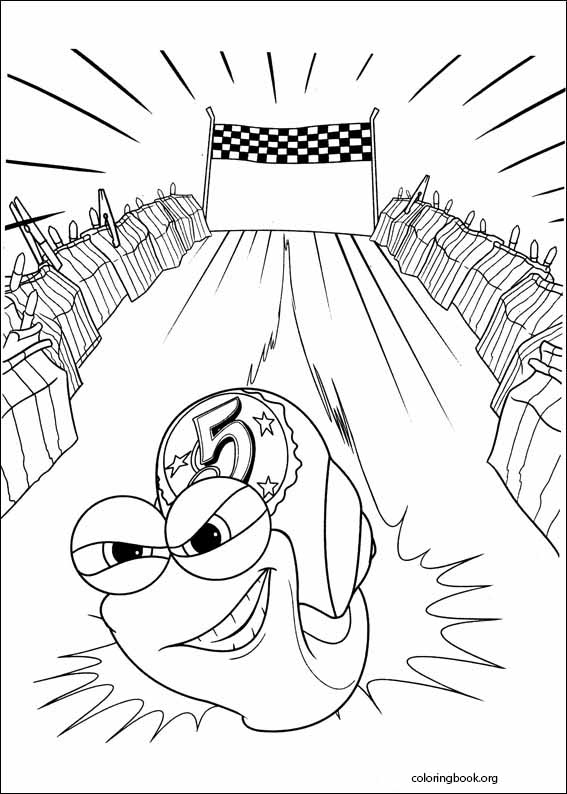 Turbo coloring page (010)