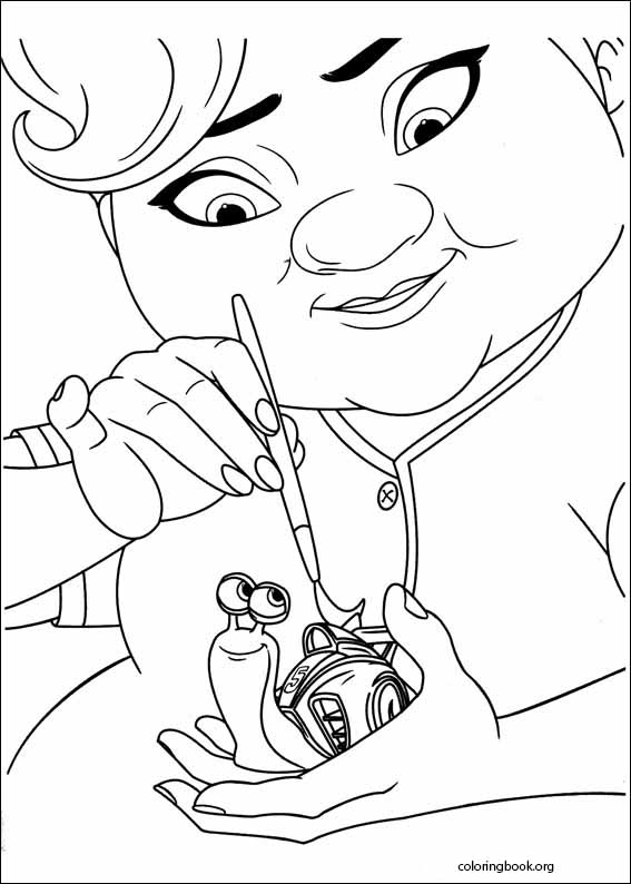 Turbo coloring page (013)