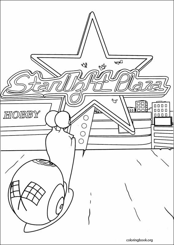 Turbo coloring page (021)