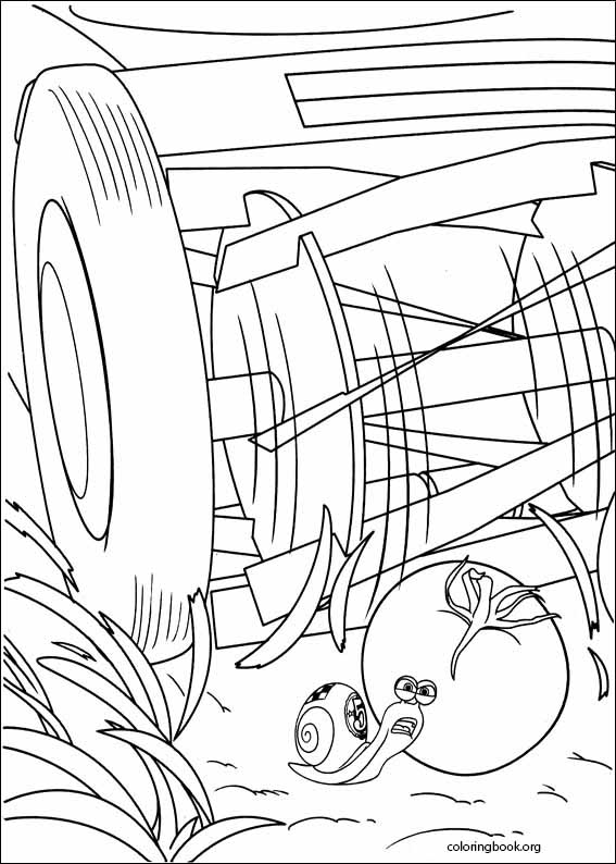 Turbo coloring page (026)