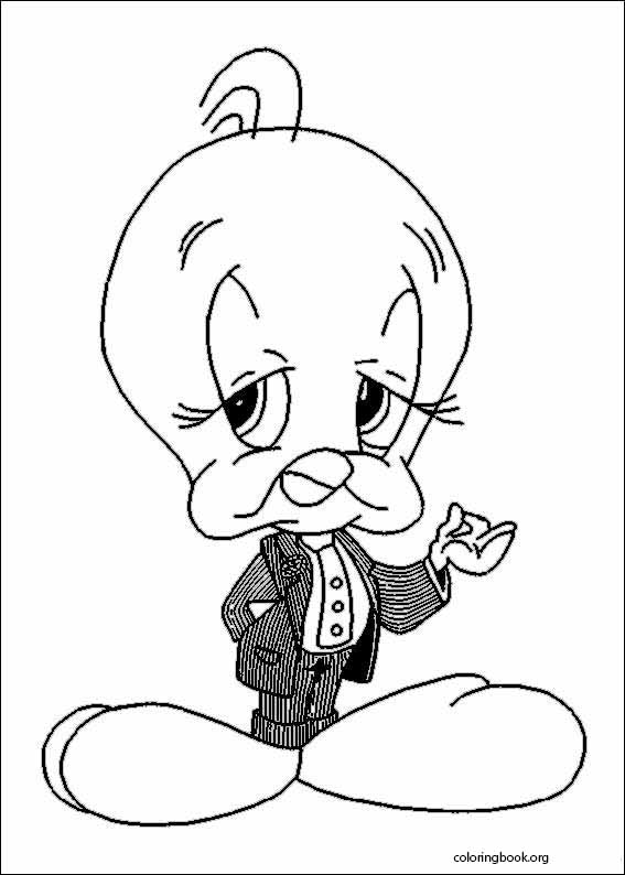 Tweety coloring page (066)