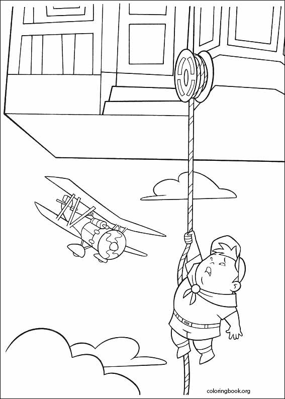 Up coloring page (001)