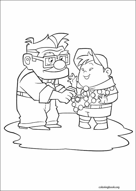 Up coloring page (003)