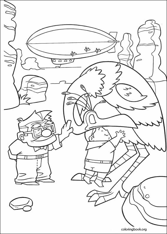 Up coloring page (009)