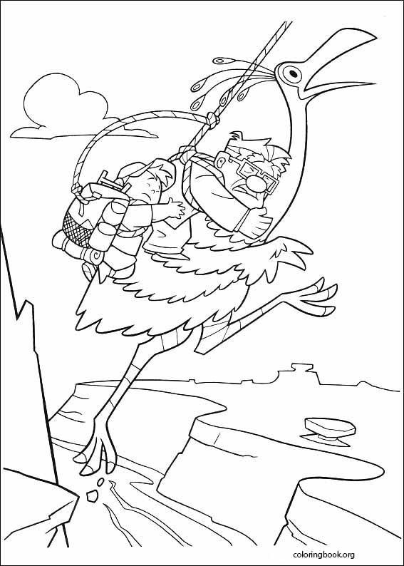 Up coloring page (017)