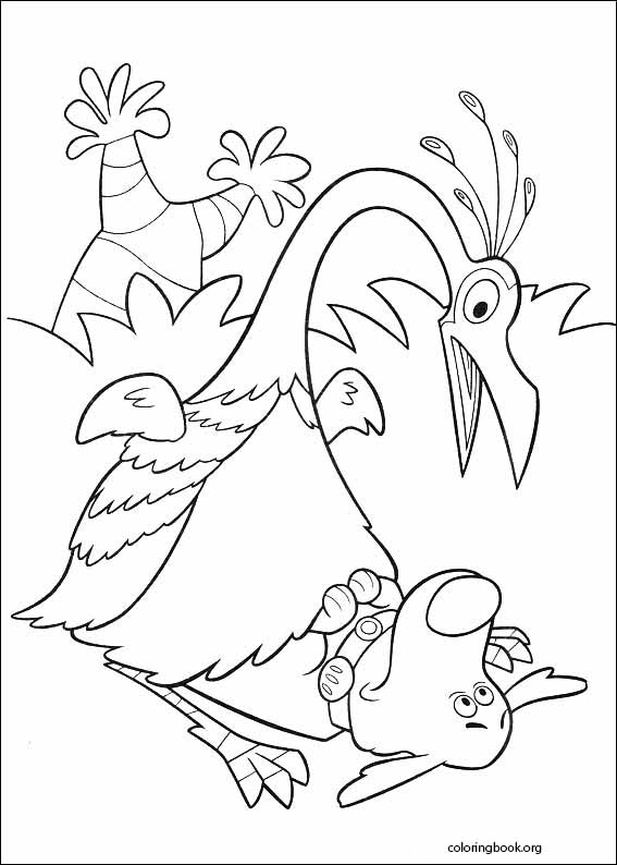 Up coloring page (018)