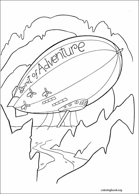Up coloring page (023)
