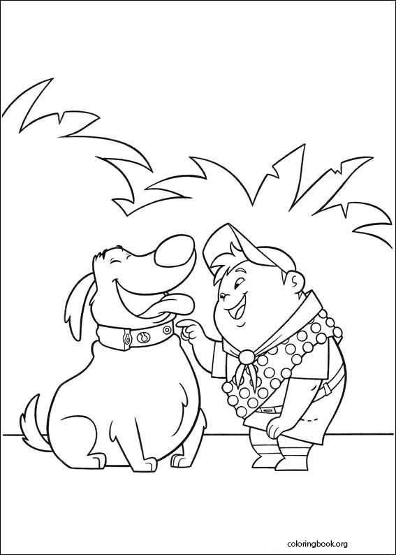 Up coloring page (024)