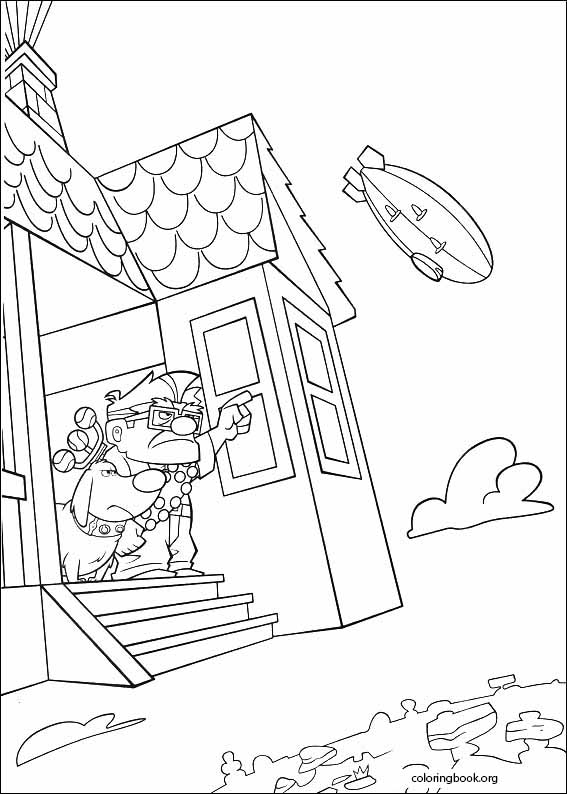 Up coloring page (026)