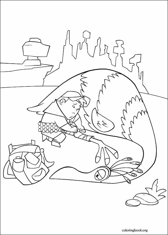 Up coloring page (029)