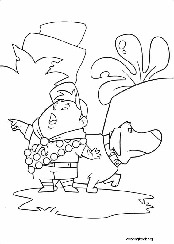 Up coloring page (030)