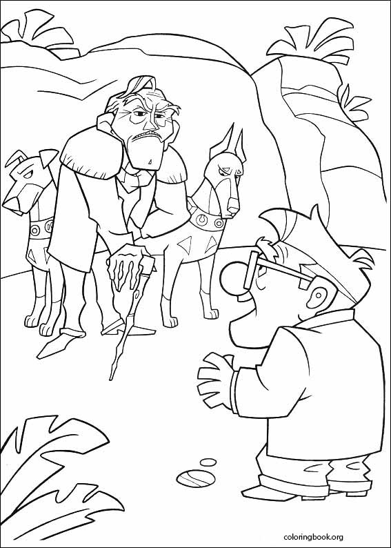 Up coloring page (032)