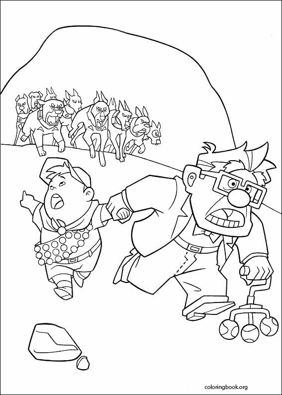 Up coloring page (037)