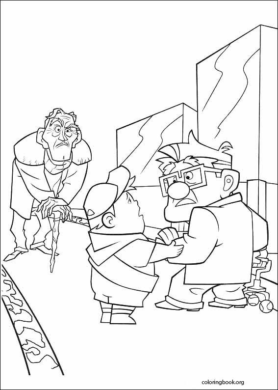 Up coloring page (044)