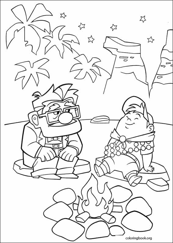 Up coloring page (045)