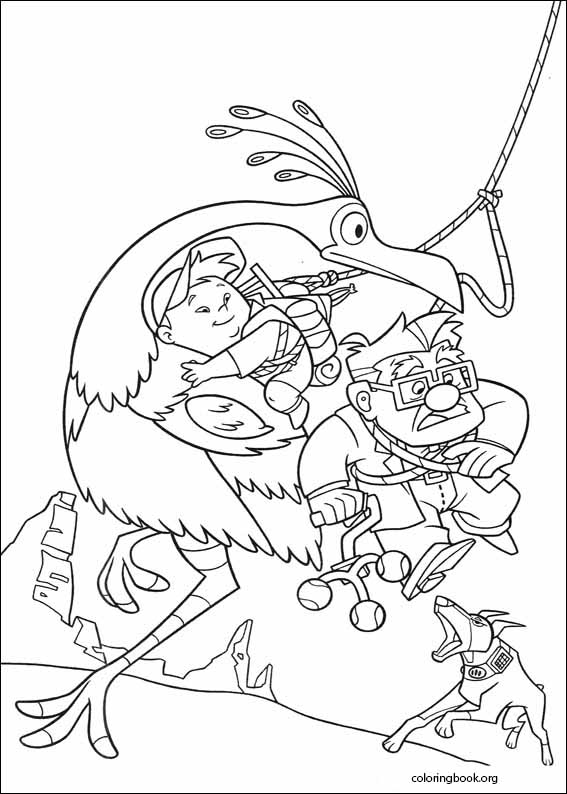 Up coloring page (046)