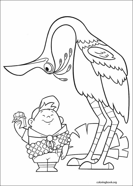 Up coloring page (051)