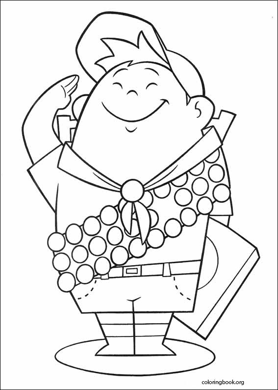 Up coloring page (058)