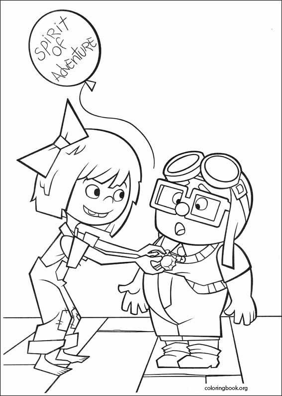 Up coloring page (061)