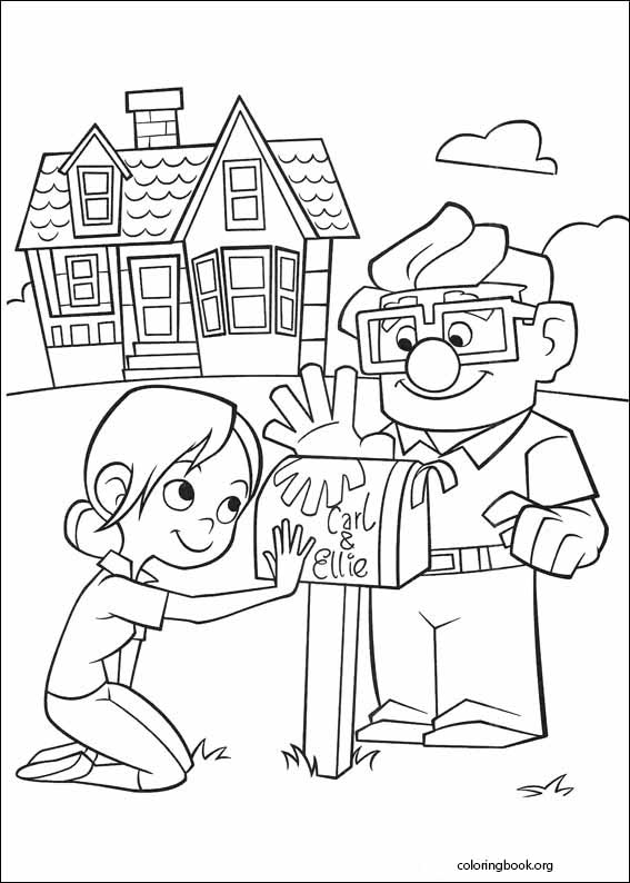 Up coloring page (063)