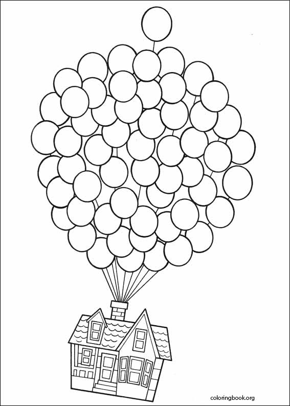 Up coloring page (066)