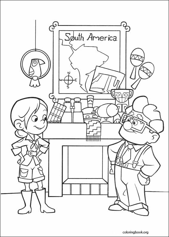 Up coloring page (067)