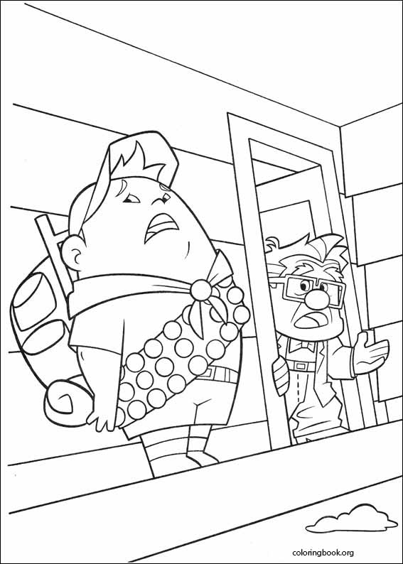 Up coloring page (068)