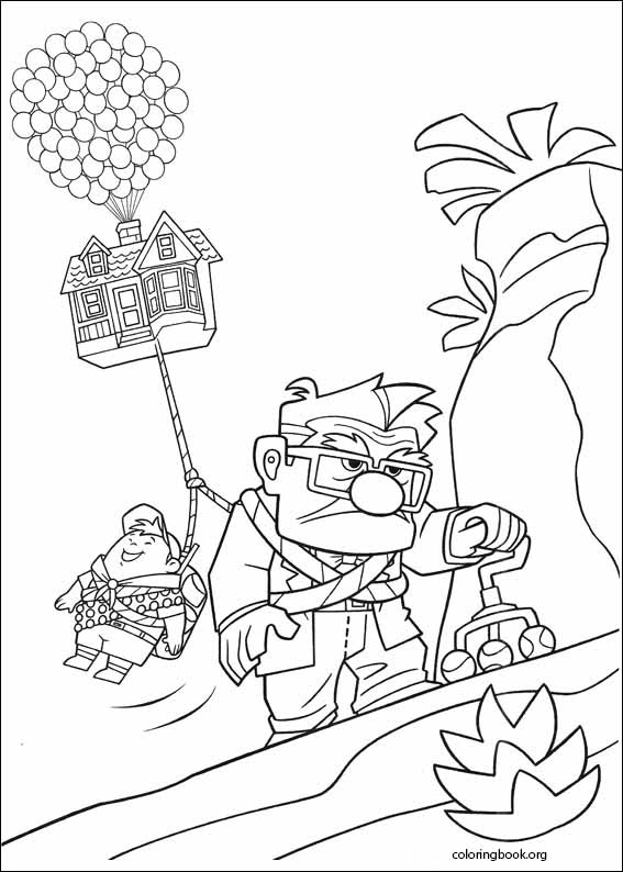 Up coloring page (069)