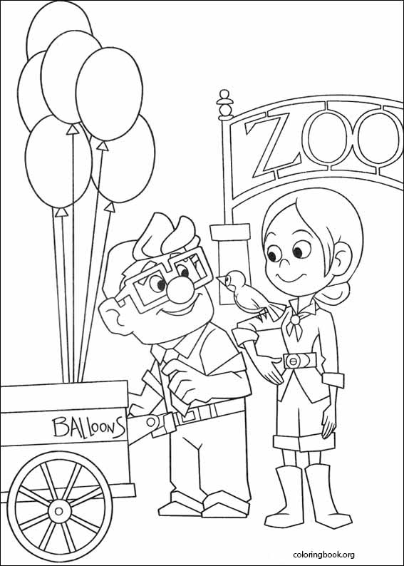 Up coloring page (072)