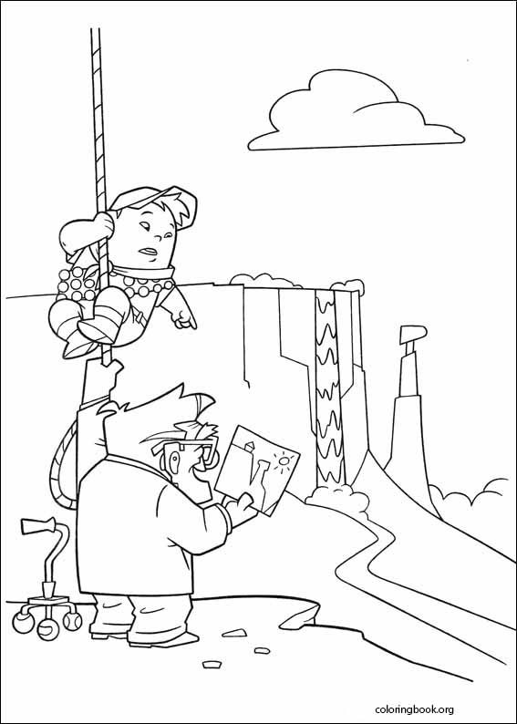 Up coloring page (074)