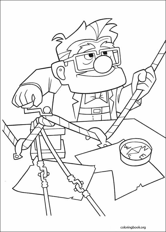 Up coloring page (075)