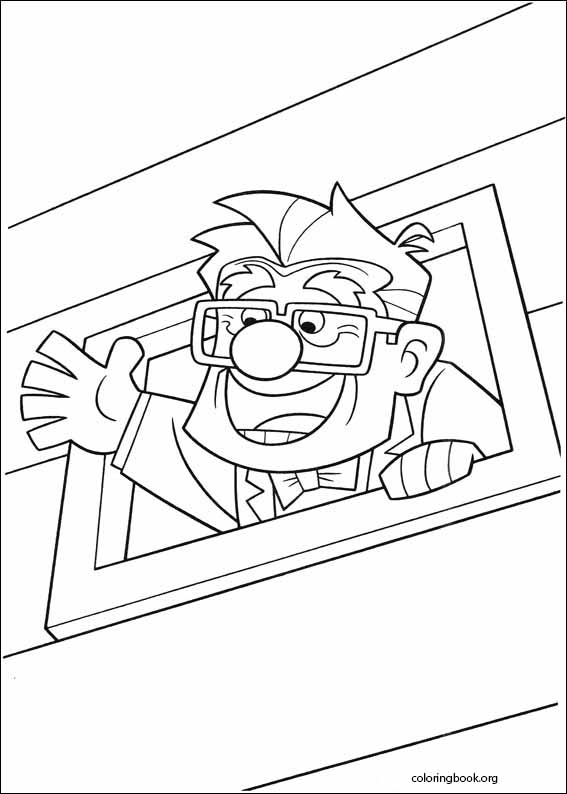 Up coloring page (077)