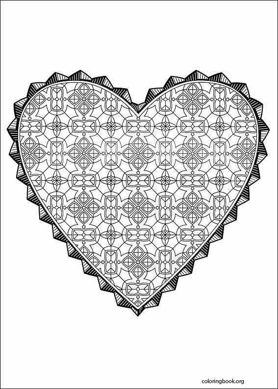 Valentine's Day coloring page (028)