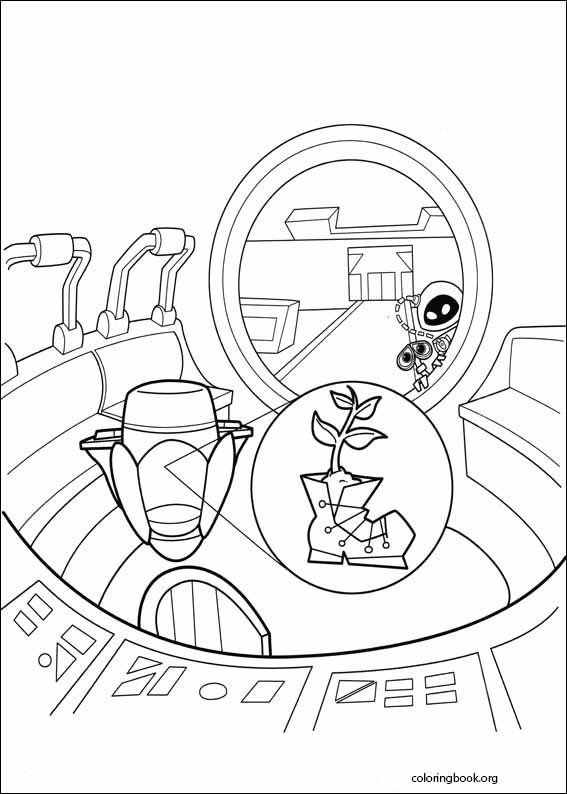 WALL-E coloring page (023)