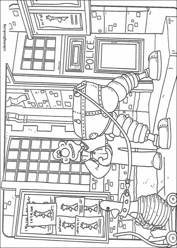 Wallace And Gromit coloring page (002)