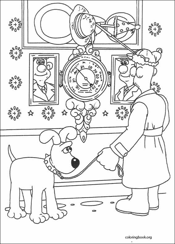Wallace And Gromit coloring page (012)